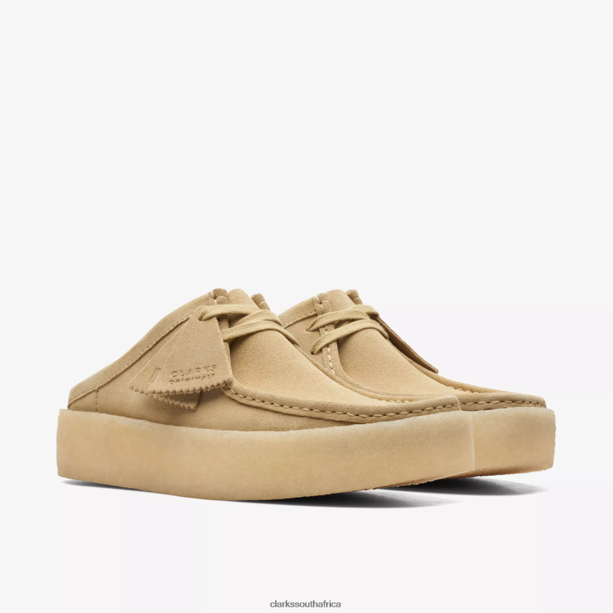 2Z8V2H698 Wallabee Cup Lo Clarks Maple Suede