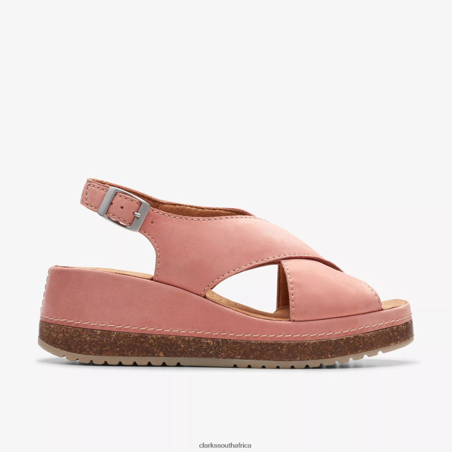 2Z8V2H7 Kassanda Step Clarks Peach Nubuck