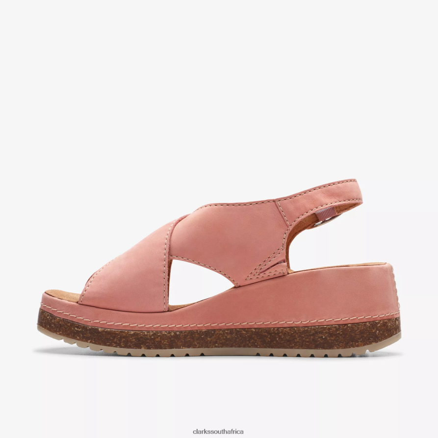 2Z8V2H7 Kassanda Step Clarks Peach Nubuck