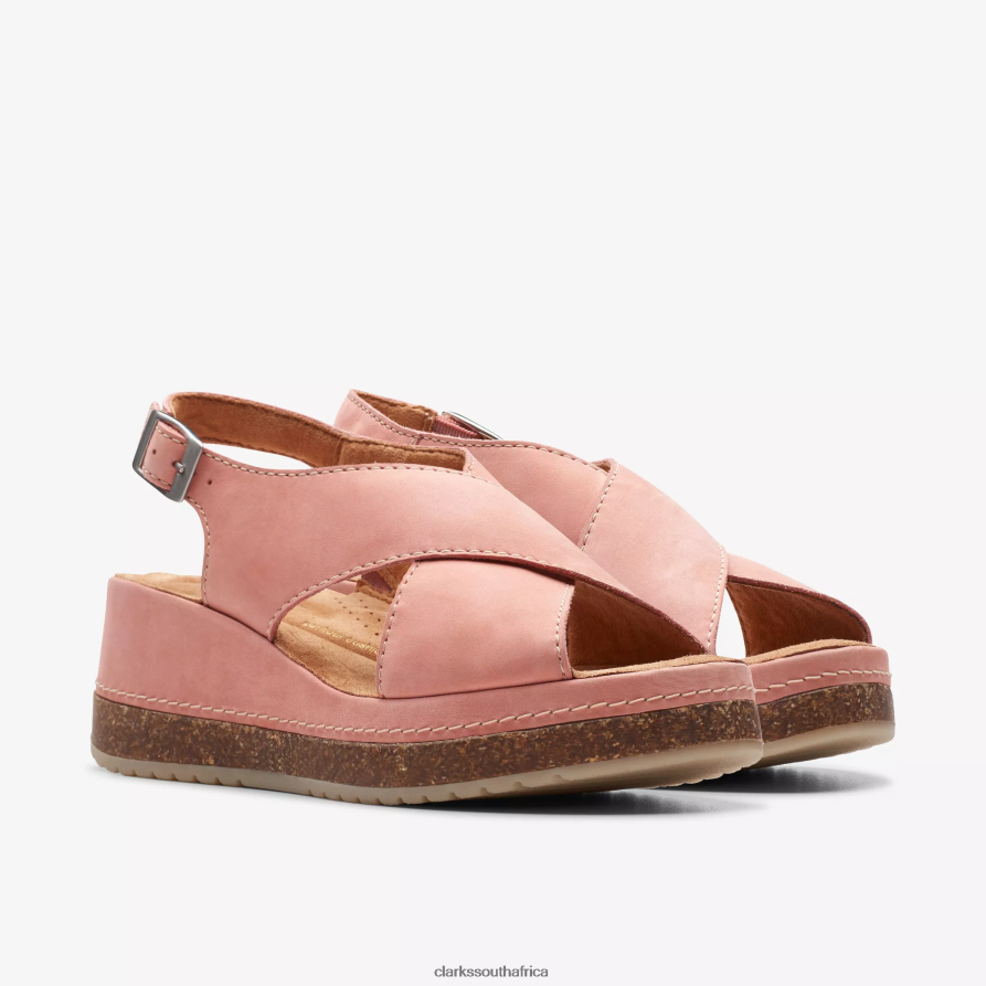 2Z8V2H7 Kassanda Step Clarks Peach Nubuck