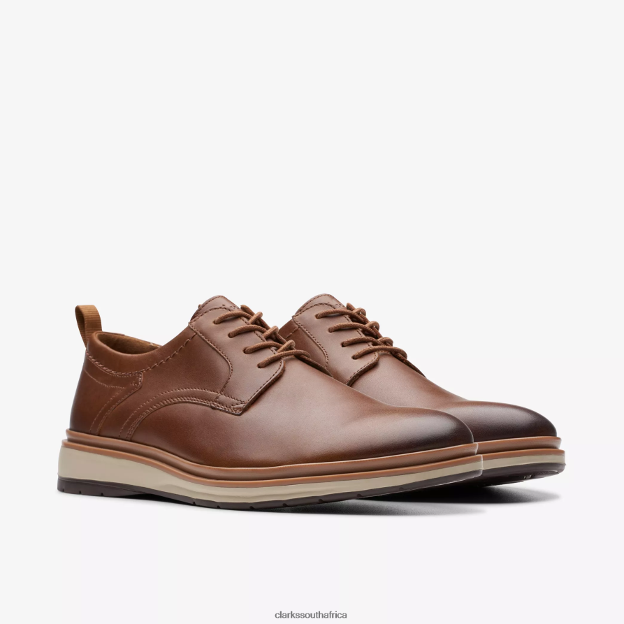 2Z8V2H700 Chantry Lo Clarks Dark Tan Leather