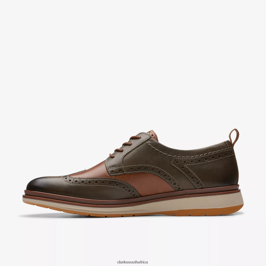 2Z8V2H717 Chantry Wing Clarks Dark Olive Combination