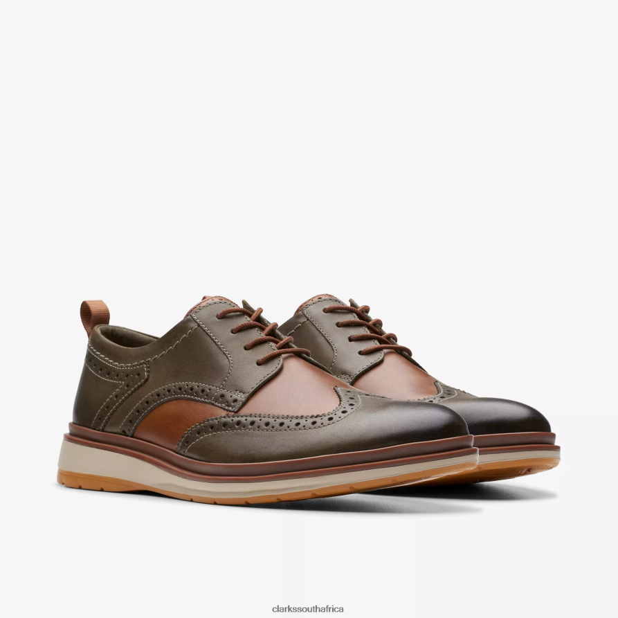 2Z8V2H717 Chantry Wing Clarks Dark Olive Combination