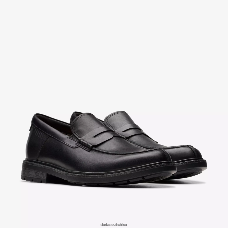 2Z8V2H737 Un Shire Step Clarks Black Leather