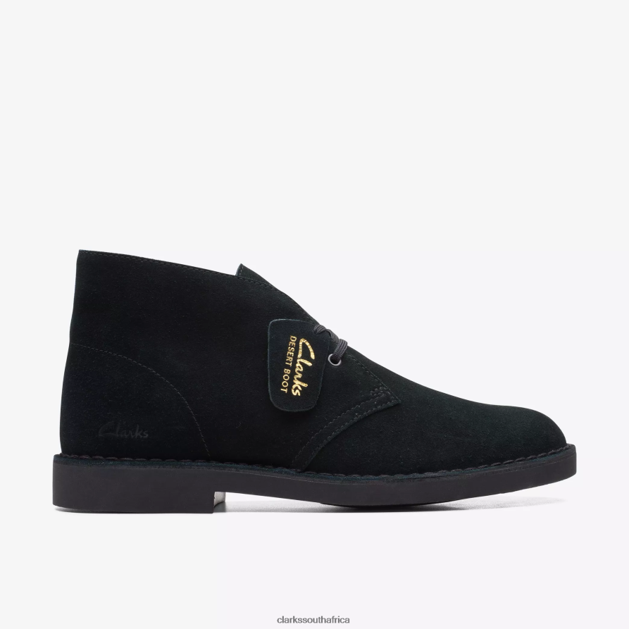 2Z8V2H750 Desert Boot Evo Clarks Black Suede