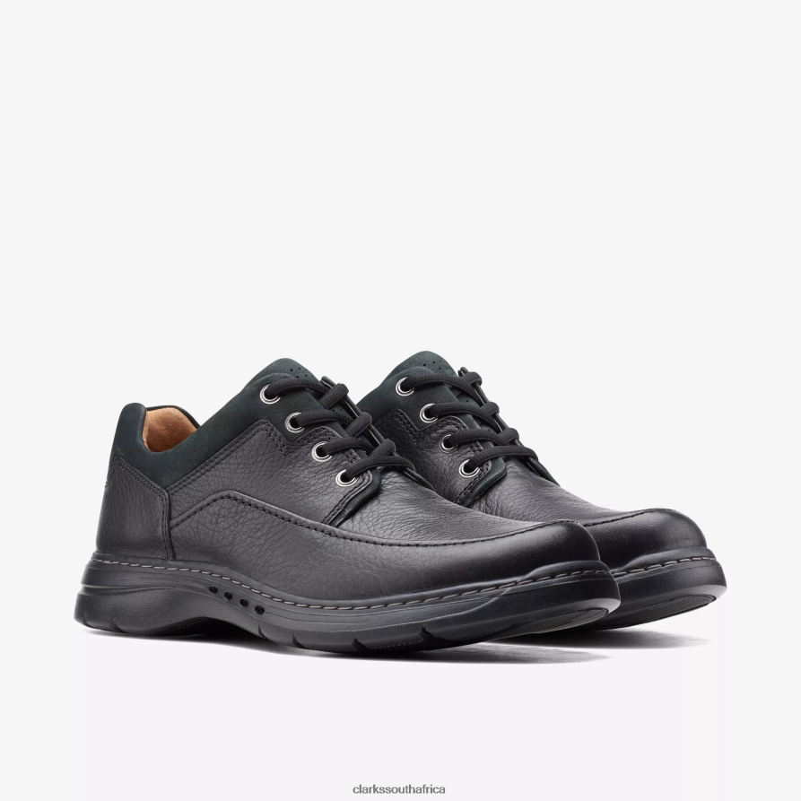 2Z8V2H760 Un Brawley Lace Clarks Black Leather