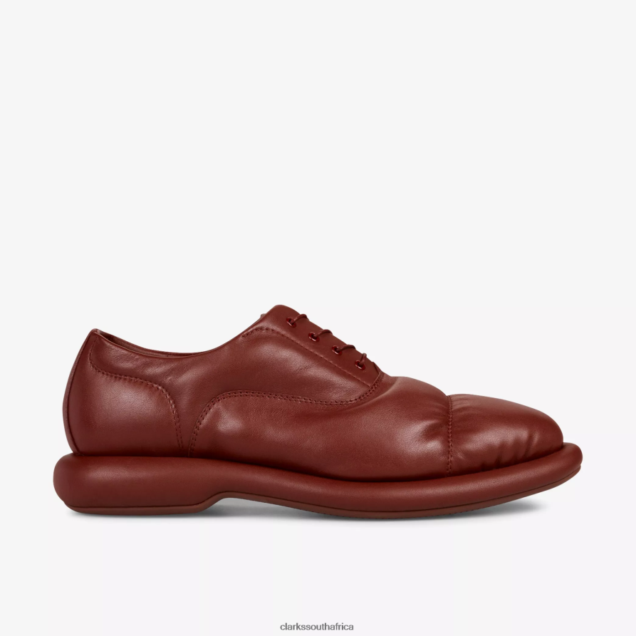 2Z8V2H775 Martine Rose Mens Oxford 1 Clarks Oxblood Leather