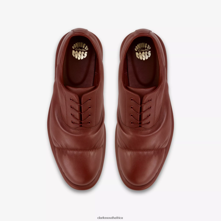 2Z8V2H775 Martine Rose Mens Oxford 1 Clarks Oxblood Leather