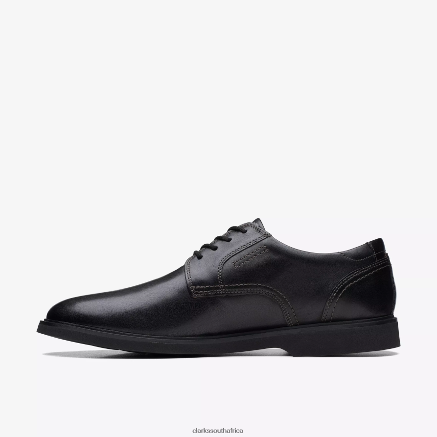 2Z8V2H785 Malwood Lace Clarks Black Leather