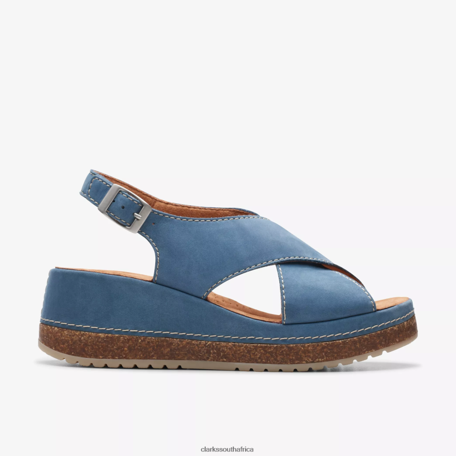 2Z8V2H8 Kassanda Step Clarks Blue Nubuck