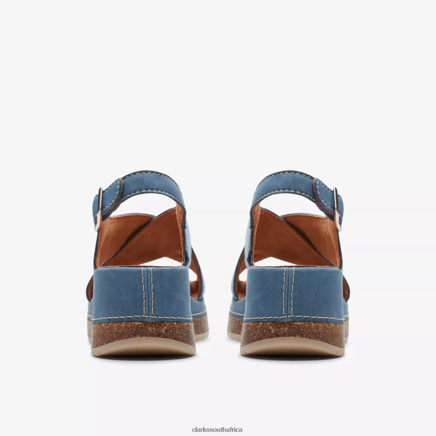 2Z8V2H8 Kassanda Step Clarks Blue Nubuck