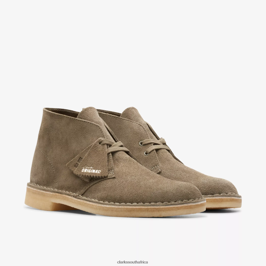 2Z8V2H801 Desert Boot Clarks Pale Khaki Suede