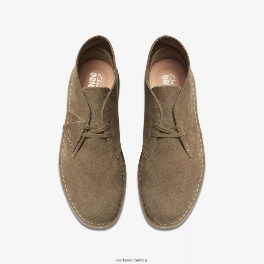 2Z8V2H801 Desert Boot Clarks Pale Khaki Suede