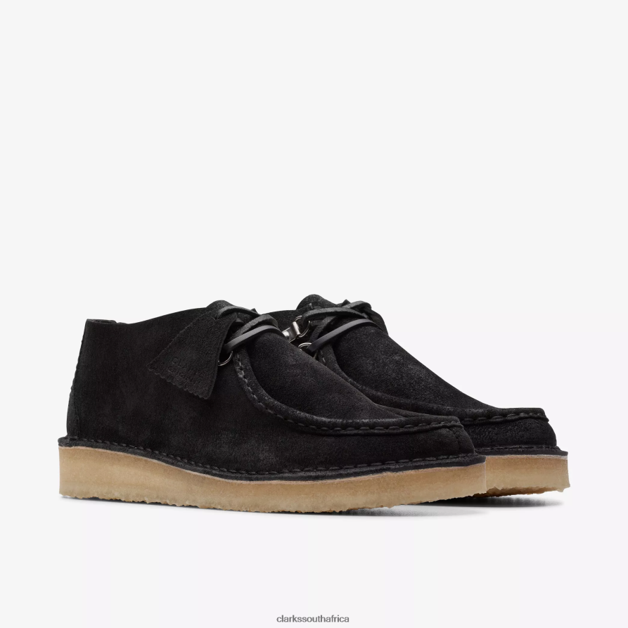 2Z8V2H805 Desert Nomad Clarks Black Suede