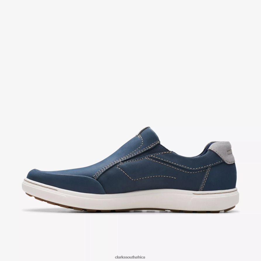 2Z8V2H811 Mapstone Step Clarks Navy Nubuck