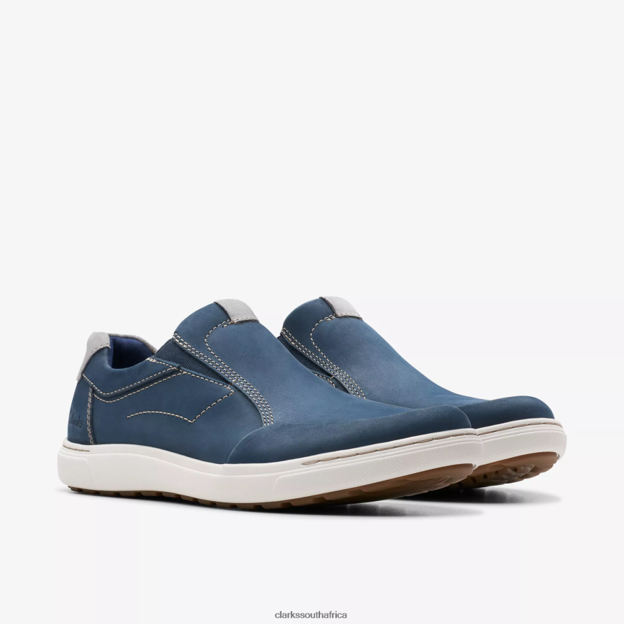 2Z8V2H811 Mapstone Step Clarks Navy Nubuck