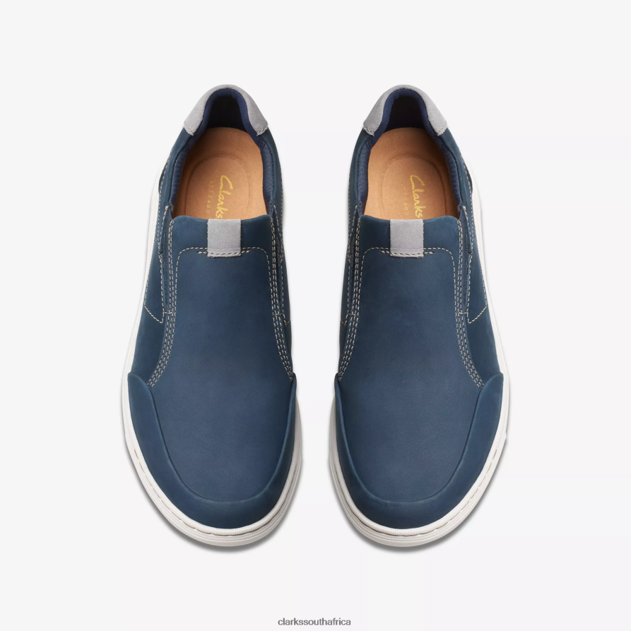 2Z8V2H811 Mapstone Step Clarks Navy Nubuck