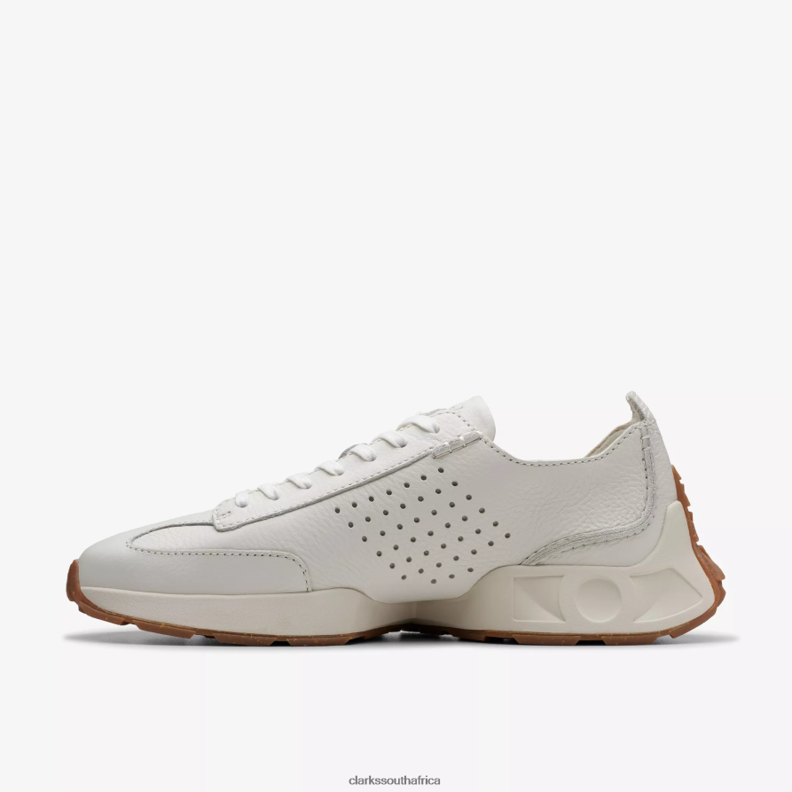 2Z8V2H822 Craft Speed Clarks White Leather