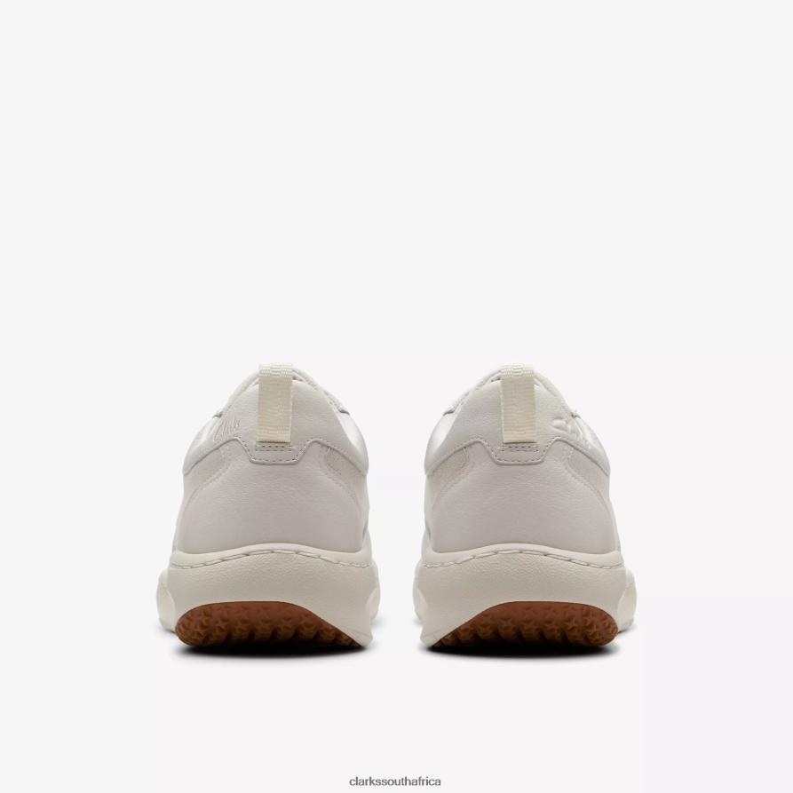 2Z8V2H825 Clarks Pro Lace Clarks White Leather