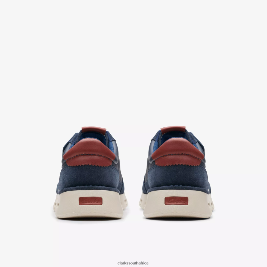 2Z8V2H831 Nature X One Clarks Navy Leather