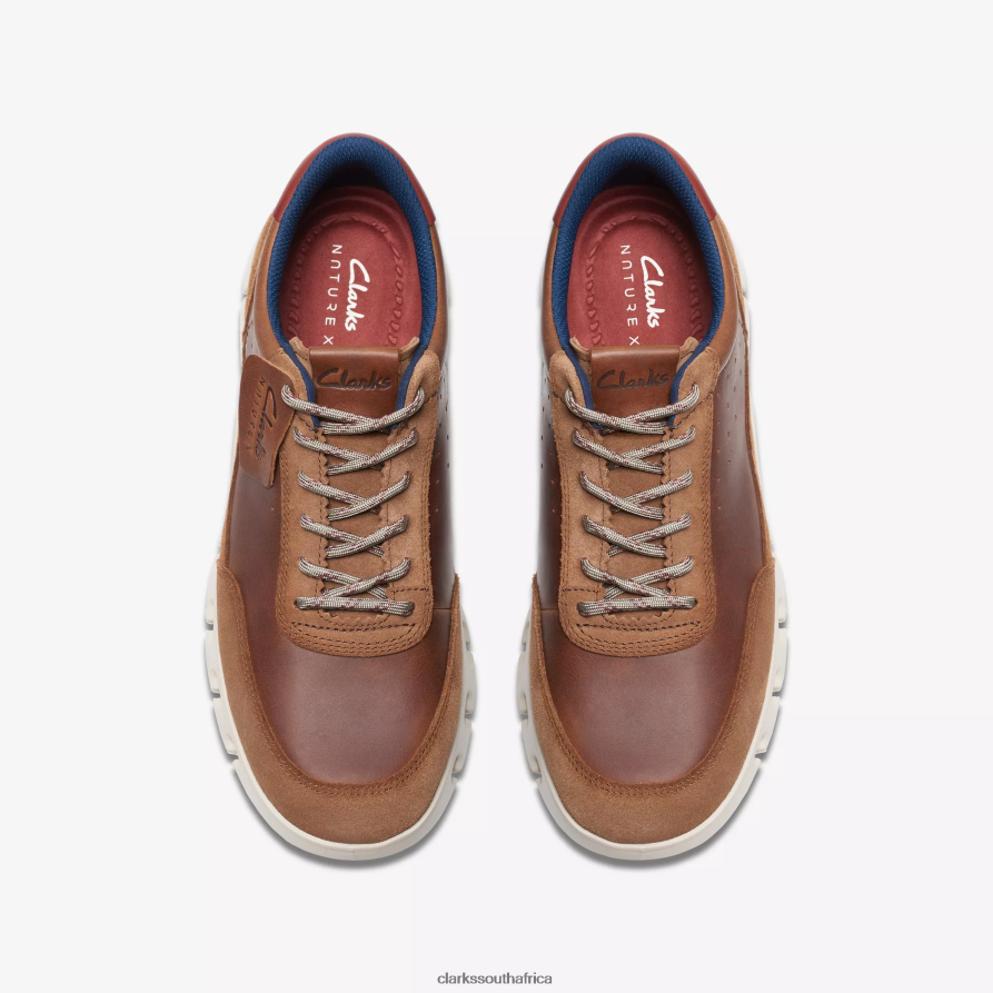 2Z8V2H833 Nature X One Clarks Dark Tan Leather