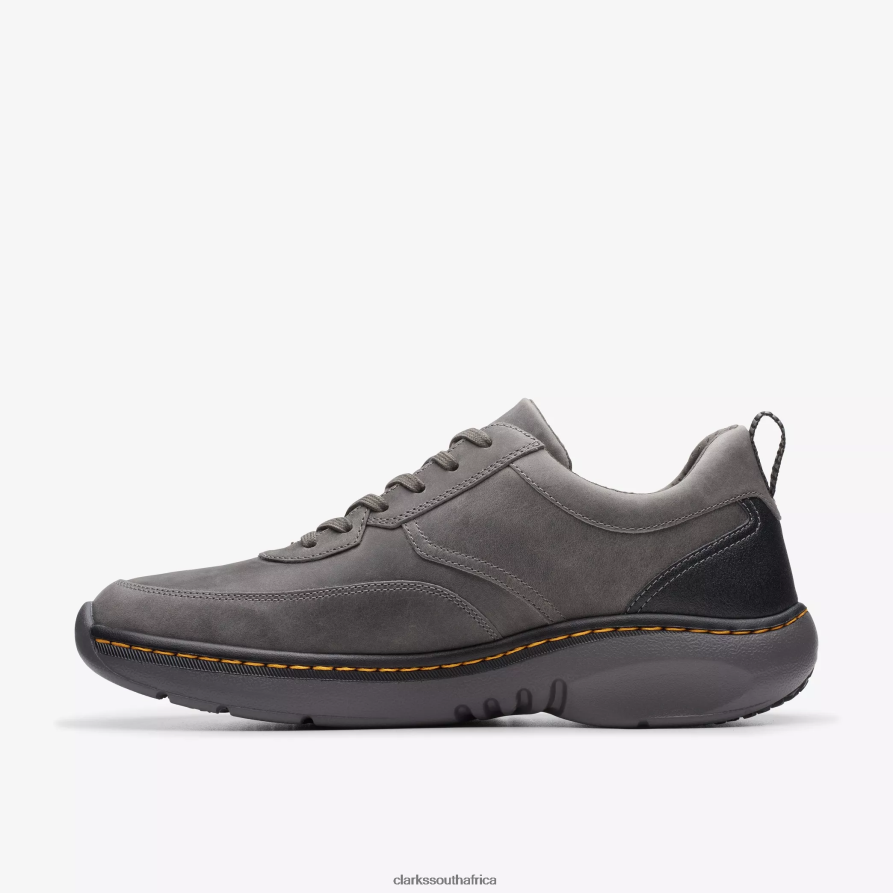 2Z8V2H848 Clarks Pro Lace Clarks Dark Grey Leather