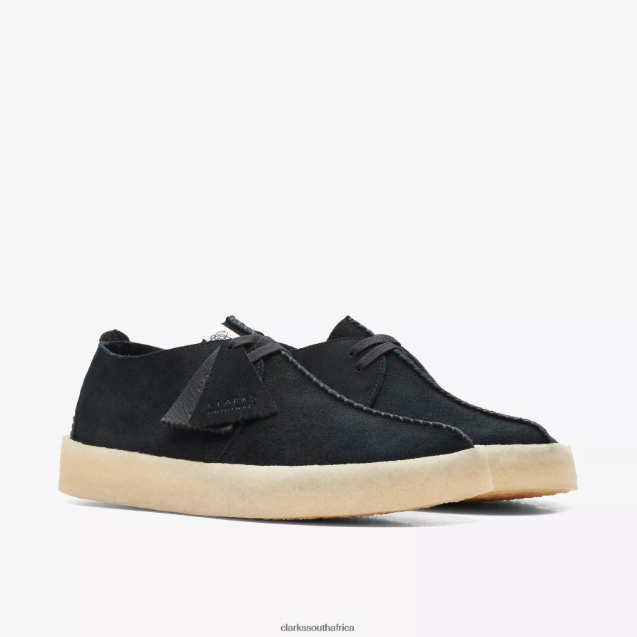 2Z8V2H851 Trek Cup Clarks Black Suede