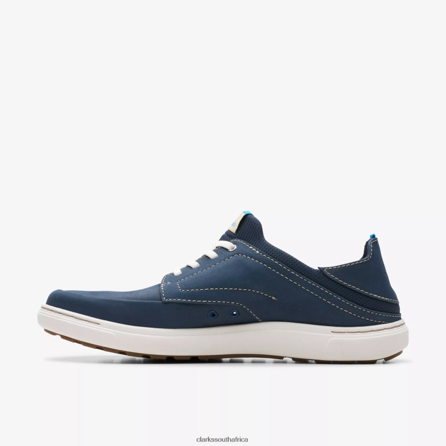 2Z8V2H852 Mapstone Easy Clarks Navy Nubuck