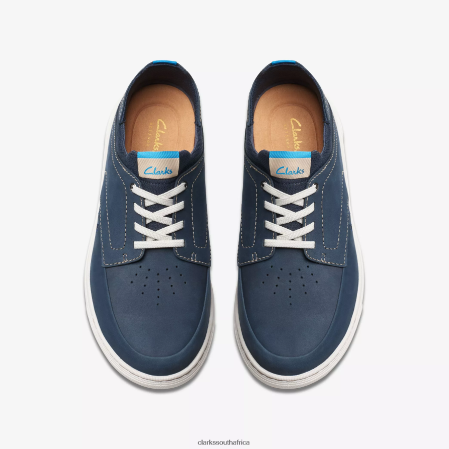 2Z8V2H852 Mapstone Easy Clarks Navy Nubuck