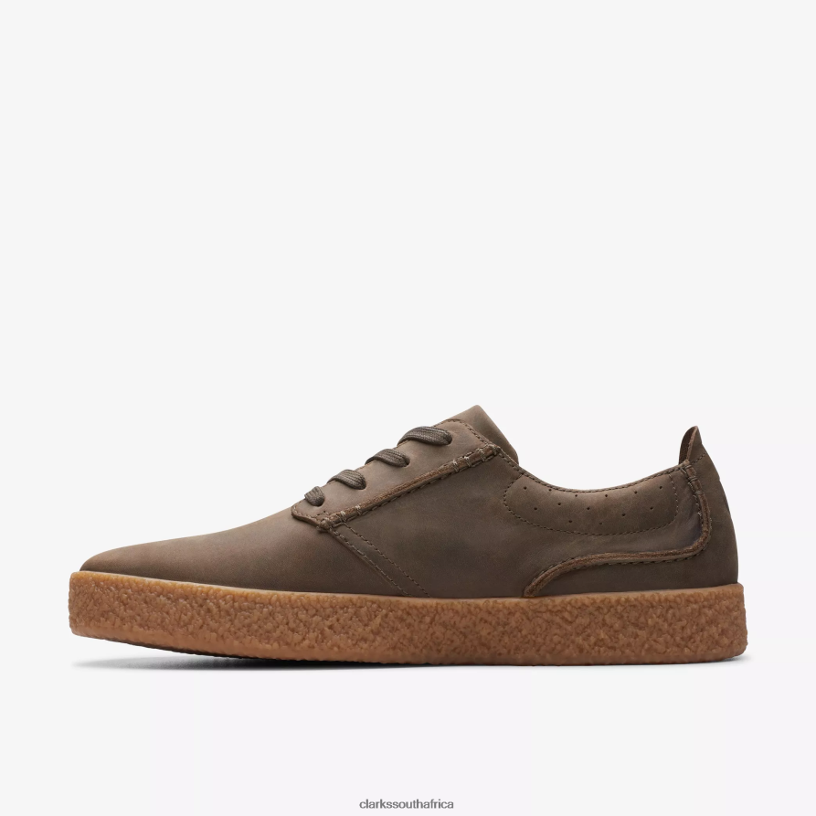 2Z8V2H855 Streethill Lace Clarks Dark Olive Leather