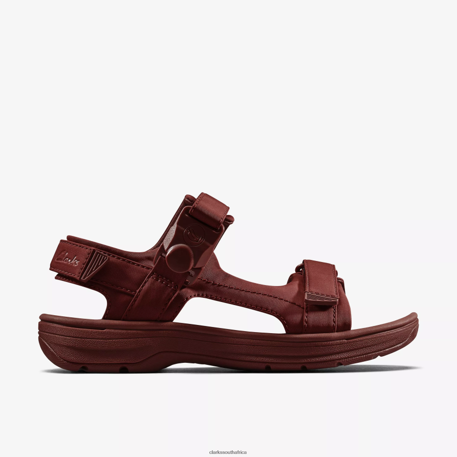 2Z8V2H869 Martine Rose Mens Sandal 2 Clarks Oxblood Textile