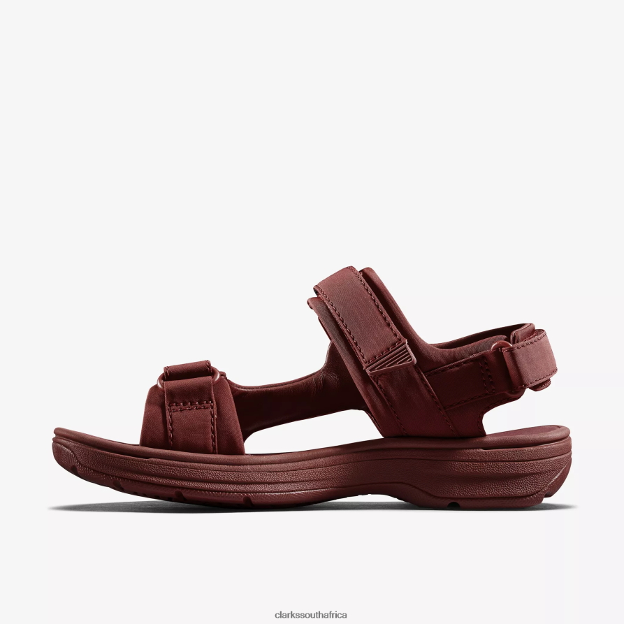 2Z8V2H869 Martine Rose Mens Sandal 2 Clarks Oxblood Textile