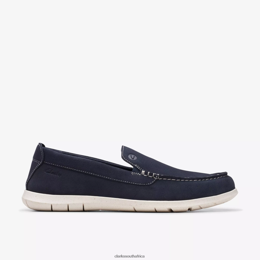 2Z8V2H889 Flexway Step Clarks Navy Suede