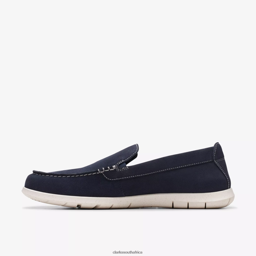 2Z8V2H889 Flexway Step Clarks Navy Suede