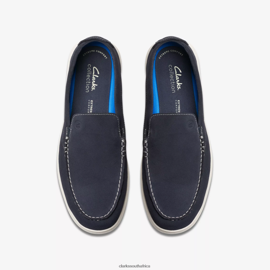 2Z8V2H889 Flexway Step Clarks Navy Suede