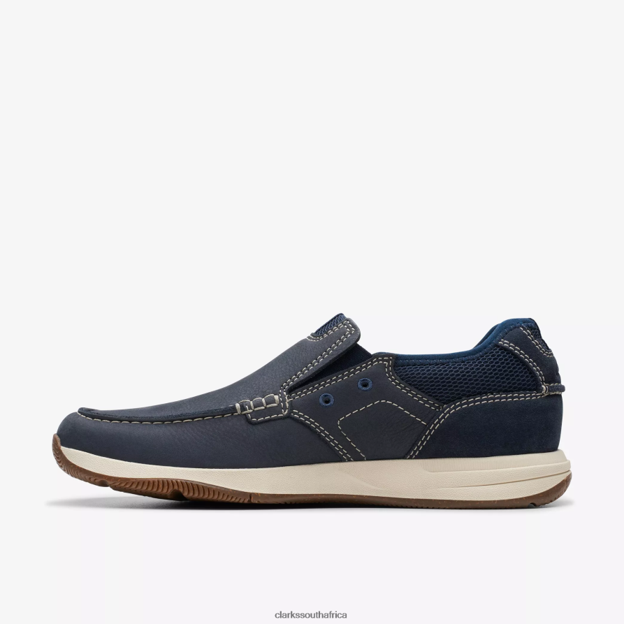 2Z8V2H893 Sailview Step Clarks Navy Nubuck