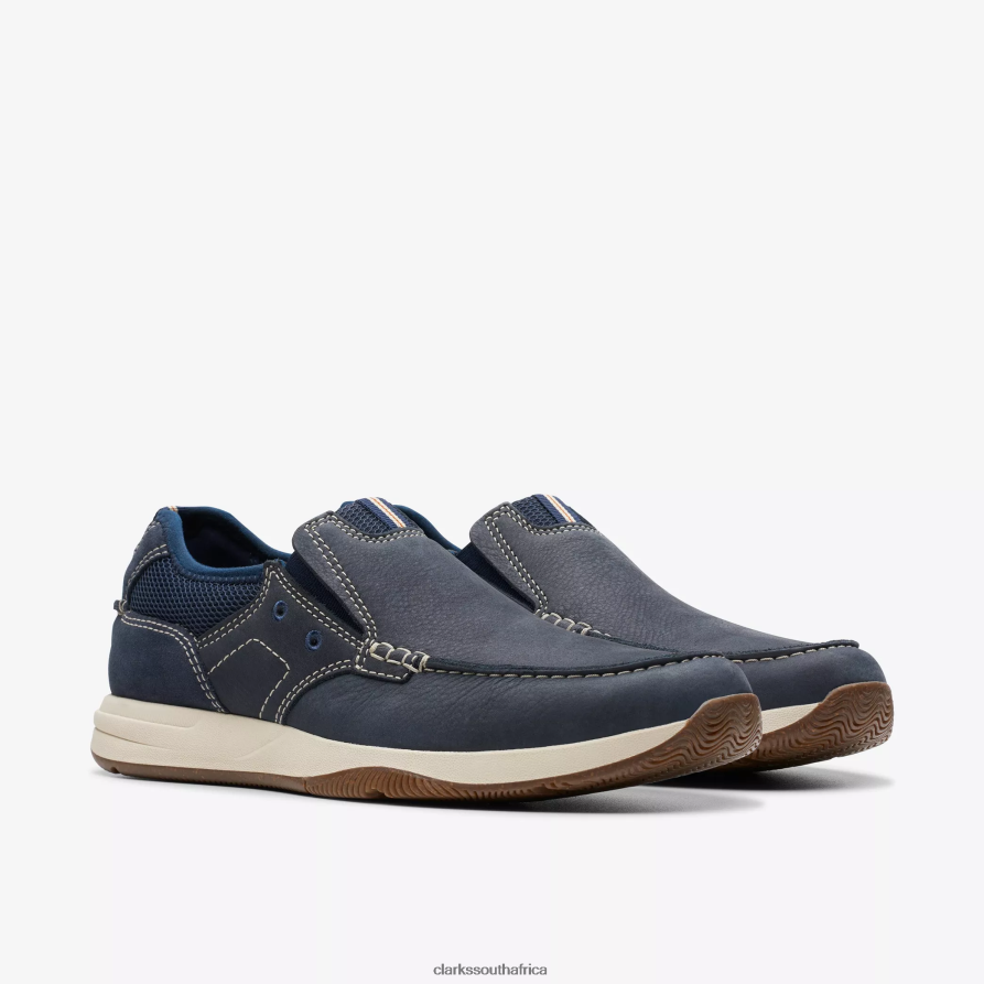 2Z8V2H893 Sailview Step Clarks Navy Nubuck