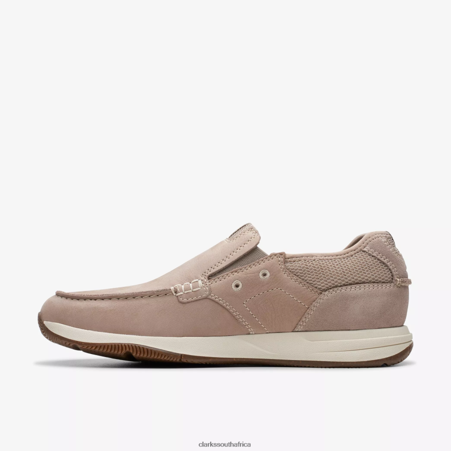 2Z8V2H894 Sailview Step Clarks Light Grey Nubuck