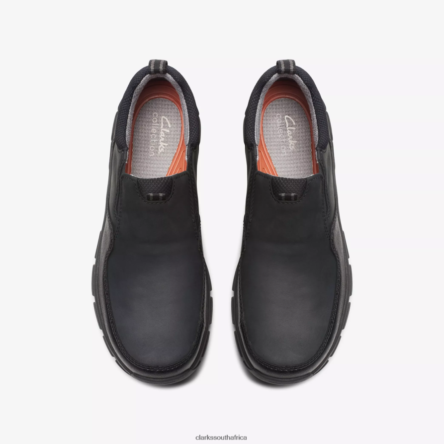 2Z8V2H901 Walpath Step Clarks Black Leather