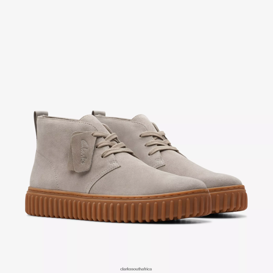 2Z8V2H905 Torhill Desert Boot Clarks Light Grey Suede