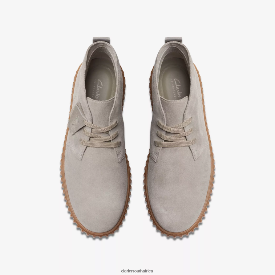 2Z8V2H905 Torhill Desert Boot Clarks Light Grey Suede