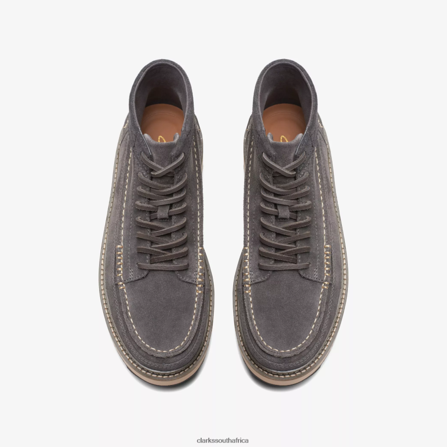 2Z8V2H920 Clarkhill Mid Clarks Dark Grey Suede