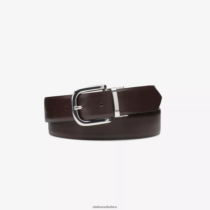 2Z8V2H938 Reversible Belt Clarks Black/Brown Leather