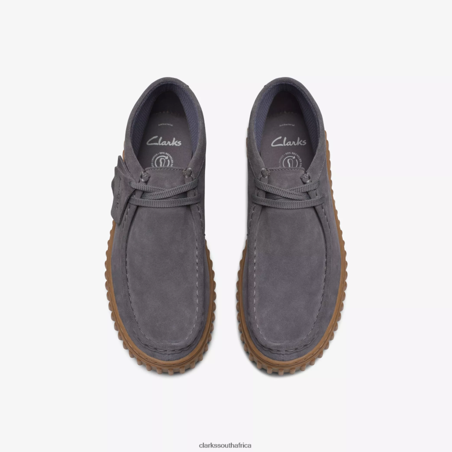 2Z8V2H974 Torhill Kid Clarks Grey Suede