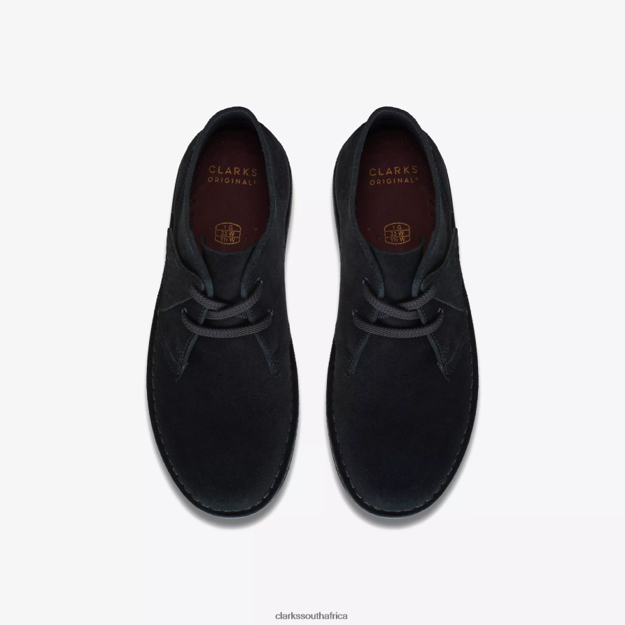 2Z8V2H985 Desert Boot Older Clarks Black Suede