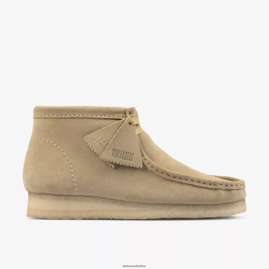 2Z8V2H681 Wallabee Boot Clarks Maple Suede