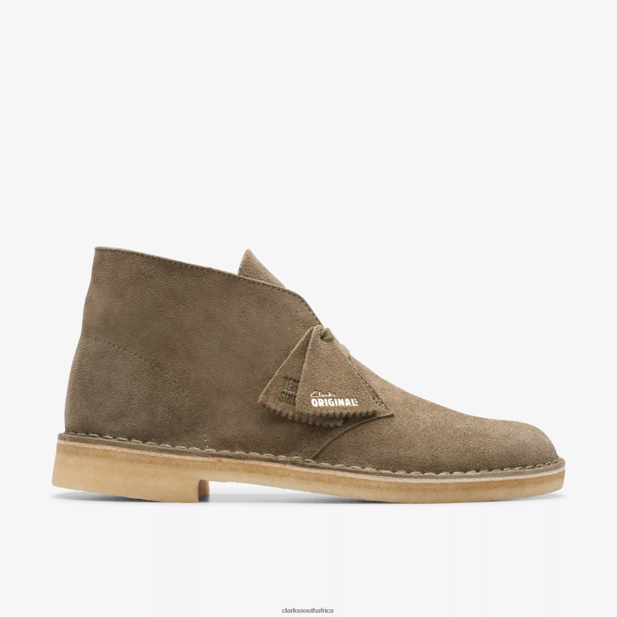 2Z8V2H801 Desert Boot Clarks Pale Khaki Suede