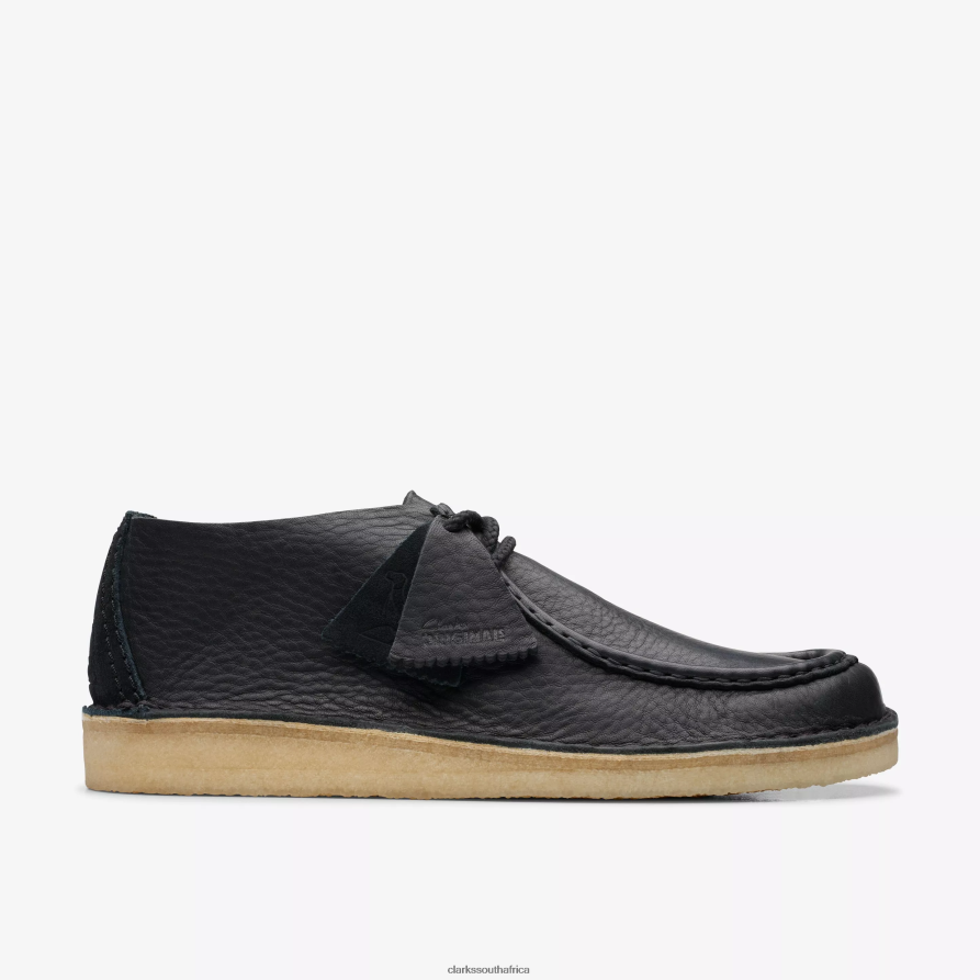 2Z8V2H802 Desert Nomad Clarks Black Leather