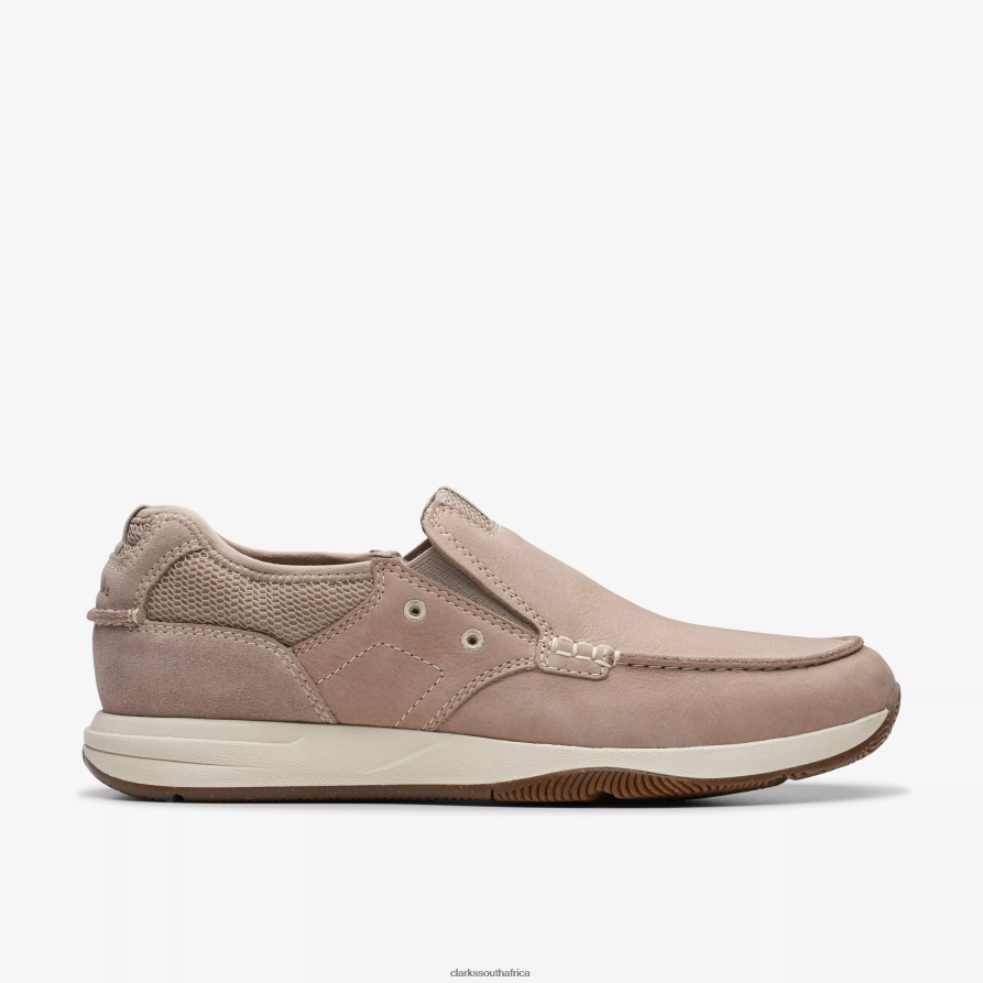 2Z8V2H894 Sailview Step Clarks Light Grey Nubuck