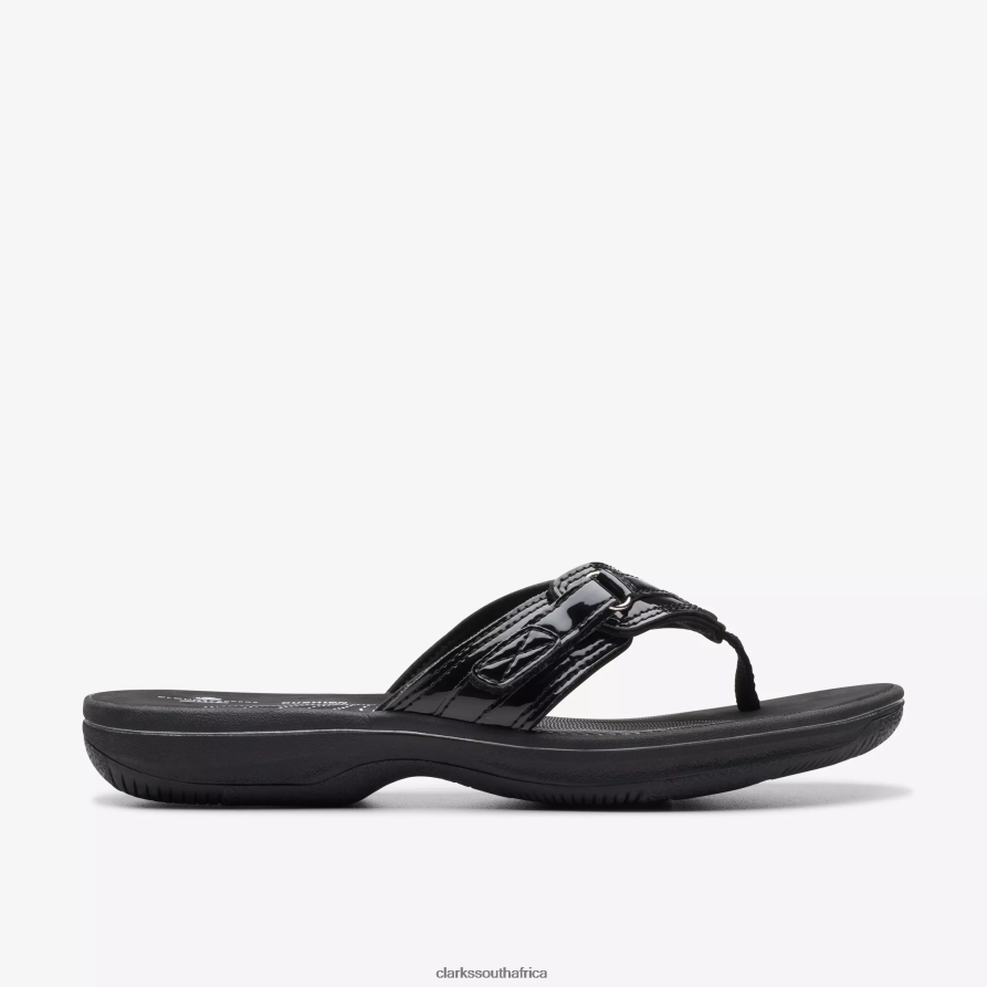 2Z8V2H56 Breeze Sea Clarks Black Patent